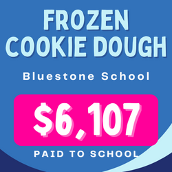 illustration showing Bluestone school cookie dough fundraiser results