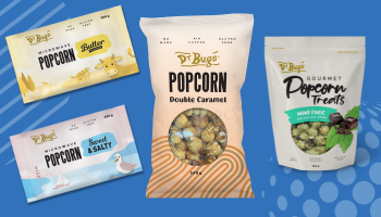 image shows selection of products for a popcorn fundraiser